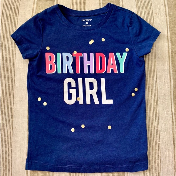 Carter’s Birthday Girl Shirt - Picture 1 of 2